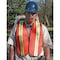Mcr Safety Safety Vest, w/2" Lime/Silver Reflectors, 18"x47", Orange MCSCRWV201R - alternate 2